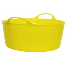 Red Gorilla - Gorilla Tub 15L - Flexible Multi-Use Shallow Bucket | Yellow
