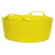 image 1 of Red Gorilla - Gorilla Tub 15L - Flexible Multi-Use Shallow Bucket | Yellow