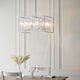 image 2 of Acadia 6 Light Ceiling Pendant Chrome Plate & Clear Crystal Glass, E14