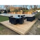 image 1 of INSTALL INCLUDED 3.6m x 3.6m (12ft x 12ft) Deluxe Wooden Decking Timber Kit - 6x2 Joists - 32mm Thick Strong Timber Decking Board