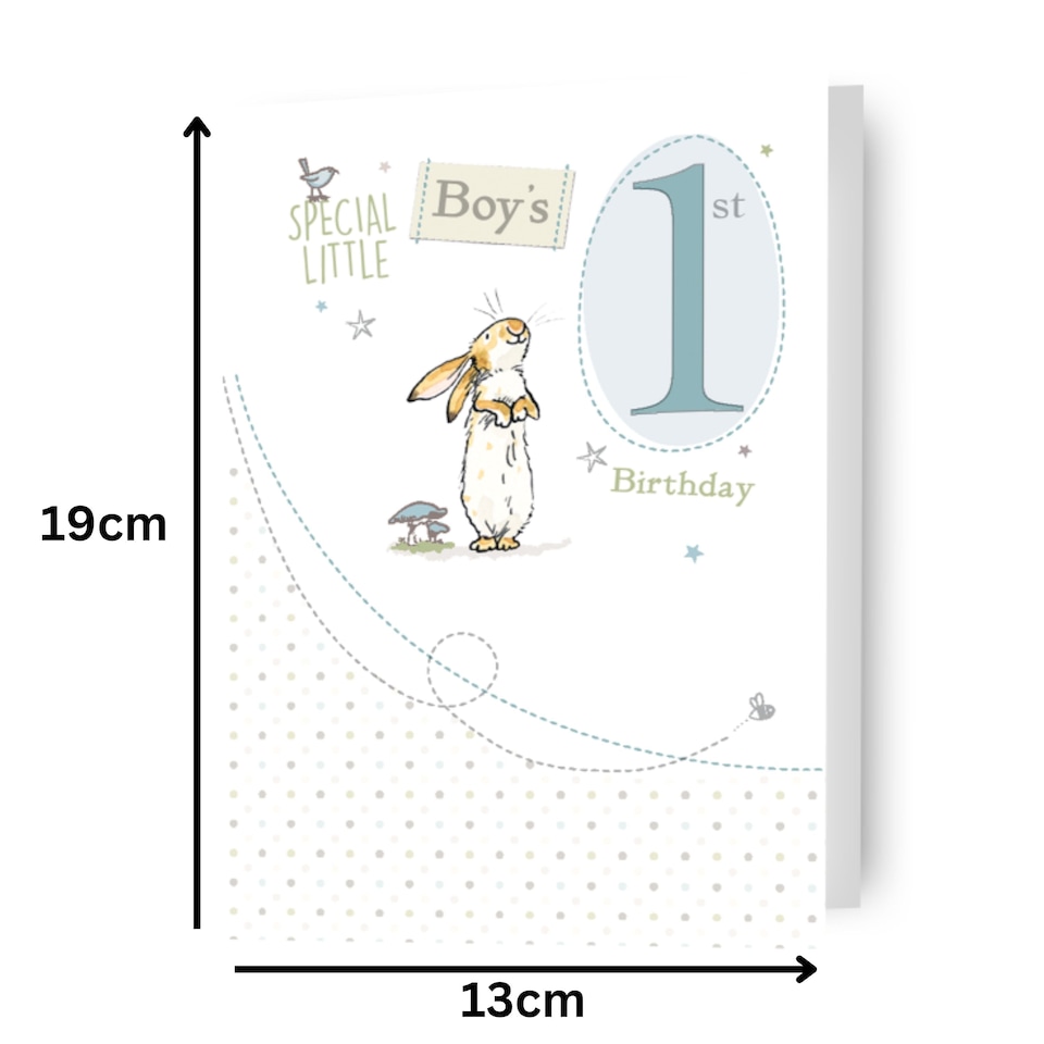 image 1 of Guess How Much I Love You Age 1 Birthday Card