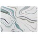 image 1 of Blue Rippled Marble (Rug) Blue | Medium: 80x150cm