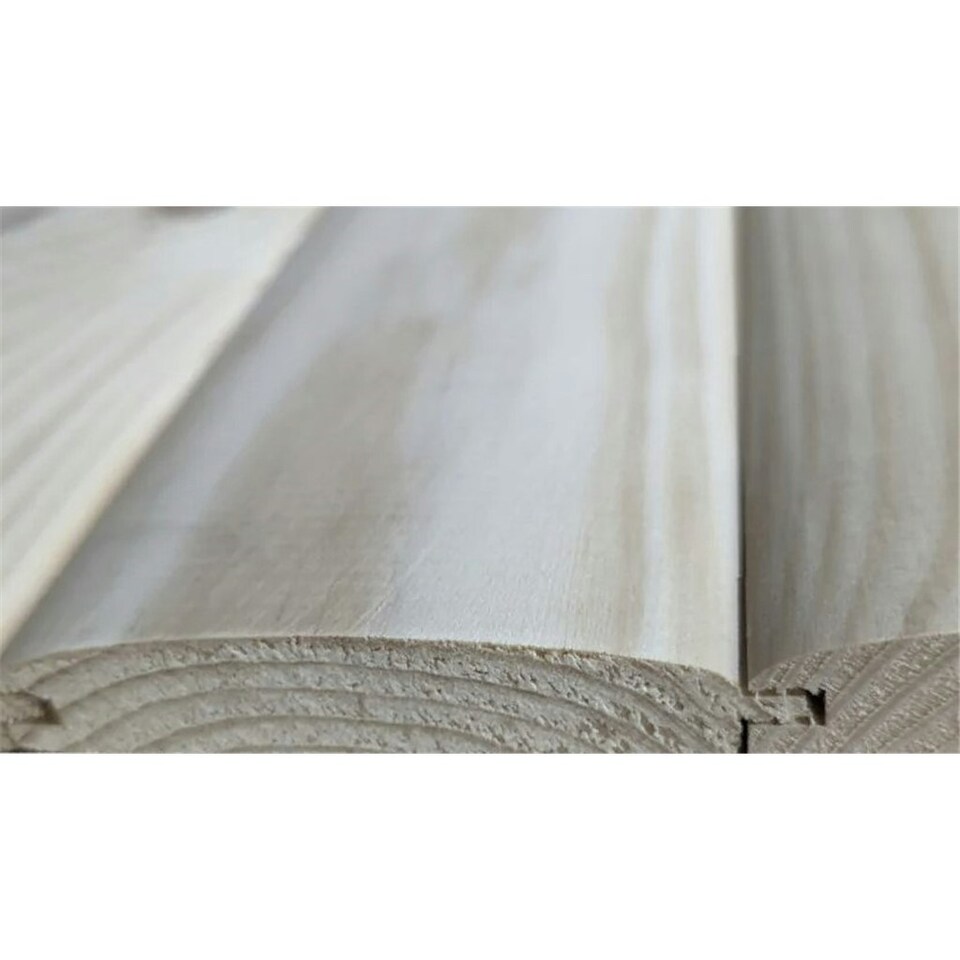 image 1 of PACK OF 20 (Total 20 Units) - 25mm x 100mm (19mm x 96mm Finish) Tongue & Groove Loglap Timber Cladding - 4.8m Length