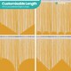image 9 of Polyester Glitter Beaded String Curtain Panel - 200x100cm