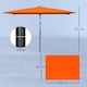image 5 of Outsunny 3x2m Garden Parasol Canopy Tilt Crank 6 Ribs Sun Shade Orange