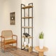 image 4 of Decorotika Alice 180 cm 5-tier Metal Frame  Corner Bookshelf  - 45 cm W x 19.6 cm D x 180 cm H
