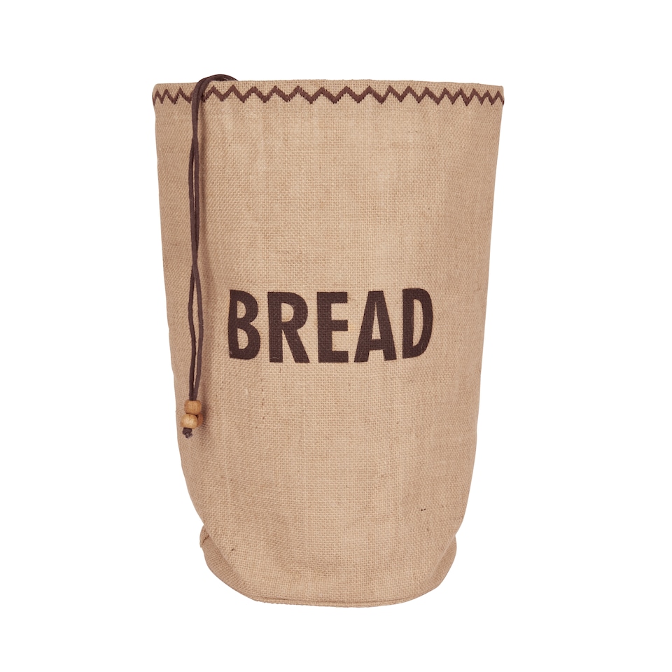 image 1 of Natural Elements Bread Bag Hessian Natural | Brown