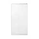 image 5 of Adore Matt White Sliding 2 Door Wardrobe Half Hanging Half Shelves White