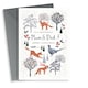 image 1 of Traditional  Foxes Christmas Card For Mum & Dad