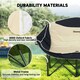 image 9 of Outsunny Double Camping Chair for Adults with Armrests, Cup Holders 