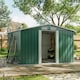 image 5 of Living and Home Large Garden Storage Shed - Green 257 x 259 x 178cm