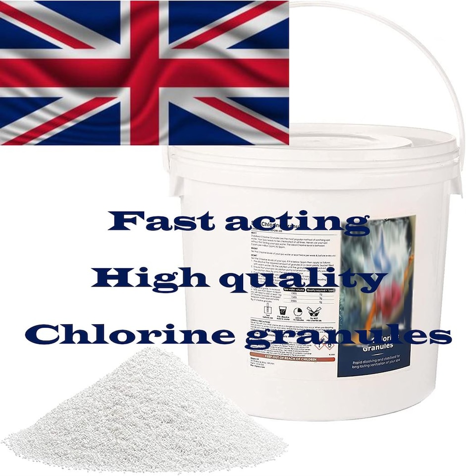 Stabilised Chlorine Granules 10kg Rapid dissolve Neutral PH Quality product
