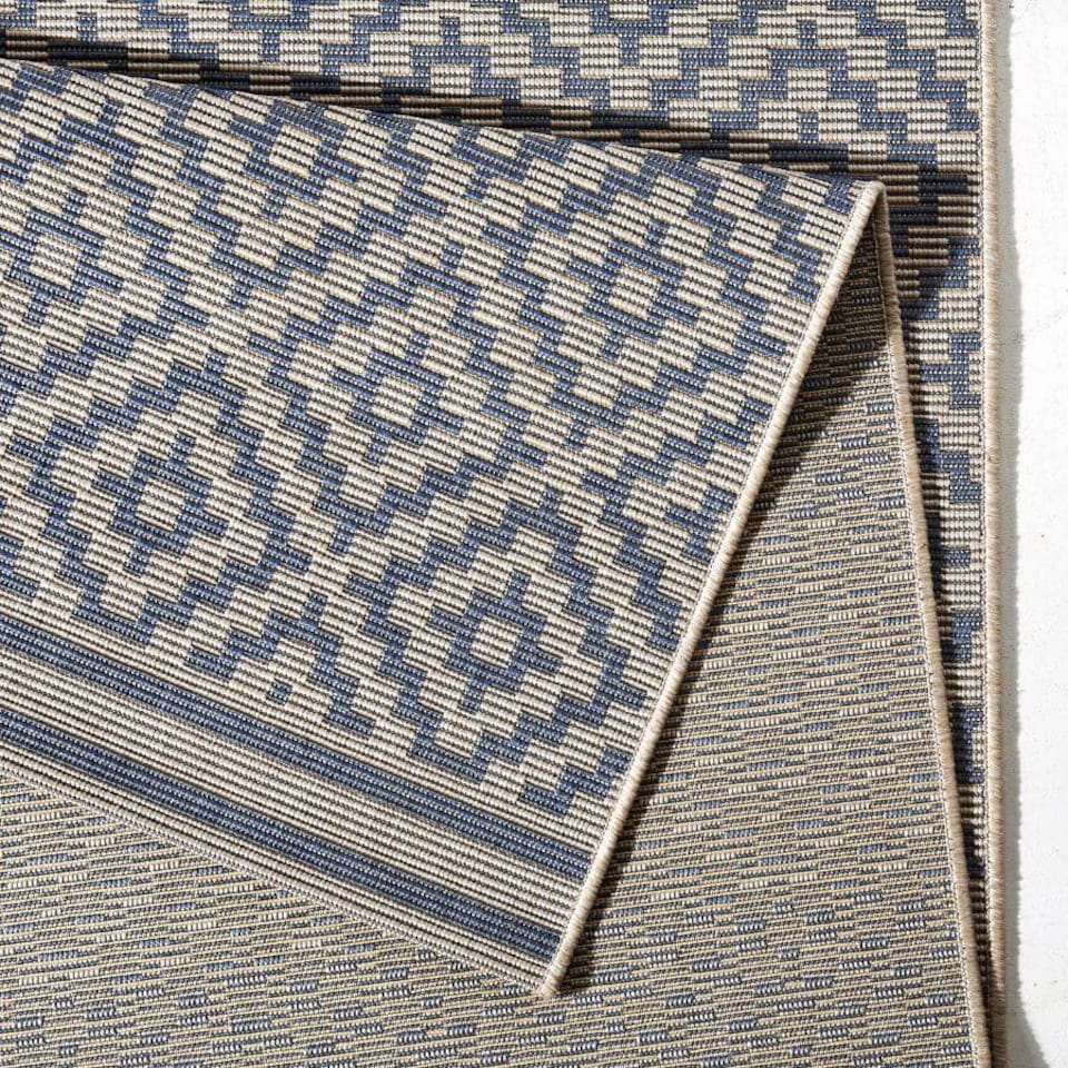 image 1 of The Rugs Raute Diamond Rug Indoor Outdoor Polypropylene Weatherproof Durable