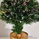 image 8 of HOMCOM 2FT Prelit Artificial Christmas Tree Fiber Optic LED Light Decoration