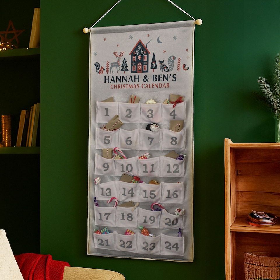 image 1 of Personalised Christmas Home Advent Calendar
