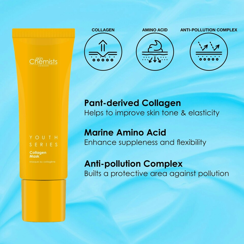 image 1 of skinChemists Youth Series 1% Collagen Mask 50ml
