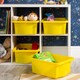 image 2 of Wham Stack & Store 4 x 16L Plastic Storage Boxes | Yellow | 4