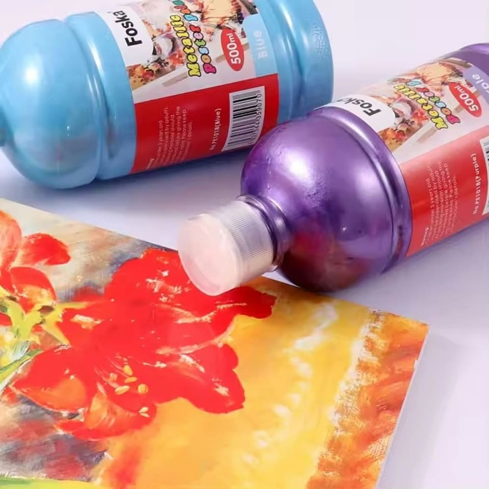 image 1 of 500ml Bronze Metallic Poster Paint