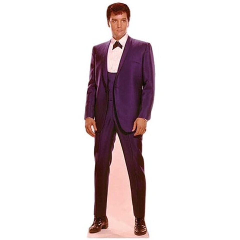 Elvis Presley 1960s Blue Suit Lifesize Cardboard Cutout 180cm