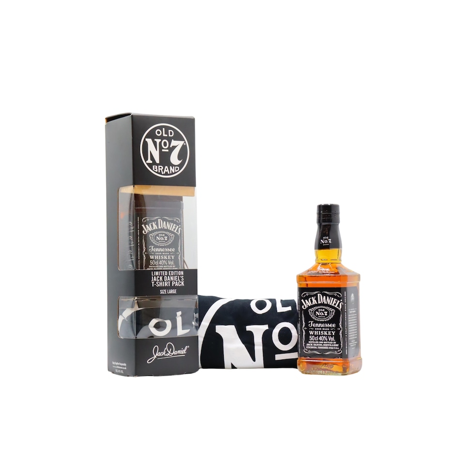 Jack Daniel's - Old No. 7 Tennessee Whiskey T-Shirt Gift Pack