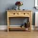 image 2 of Vida Designs Corona 2 Drawer Console Table With Shelf, Solid Pine Wood