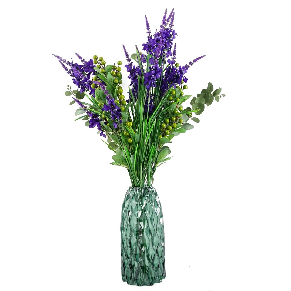 image 1 of 80cm Purple Larkspur Artifical Stem