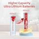 image 2 of Bevigor Ultra AA Lithium Batteries - Pack of 4 - 3500mAh 1.5V High Capacity Long Lasting AA Batteries, Suitable for a Variety of Household Equipment, Security Equipment (Non-Rechargeable)