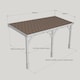 image 5 of Felt Shingle Roof Car Port 3 Post - Wood - L300 x W506 cm - Rustic Brown | Brown
