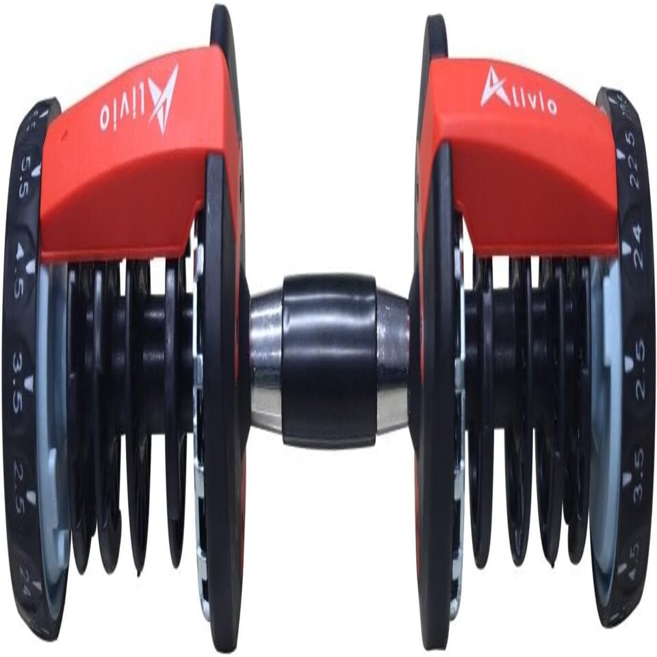 image 1 of Alivio 10-in-1 Adjustable Dumbbell 24kg (Pack of 1 Pc)