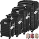 image 9 of Suitcase Set Mila - 4 hard-shell suitcases, including luggage scales and tags | Cream | champagne | 1