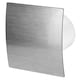 image 1 of 125mm Humidity Sensor Extractor Fan Silver ABS Front Panel ESCUDO Wall Ceiling Ventilation