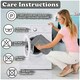 image 8 of VELVETIO Bath Mat Set Greek Pattern Anti Slip Memory Foam Toilet Rug Blue | Aqua