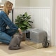 image 7 of PawHut 65L XL Stainless Steel Litter Tray with Plasma Deodoriser System Grey | One Size