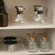 image 3 of Interiors by Premier Functional Design Set Of 6 Round Glass Bottles, Glass Bottles For Kitchen, Versatile Use Clear Glass Bottles