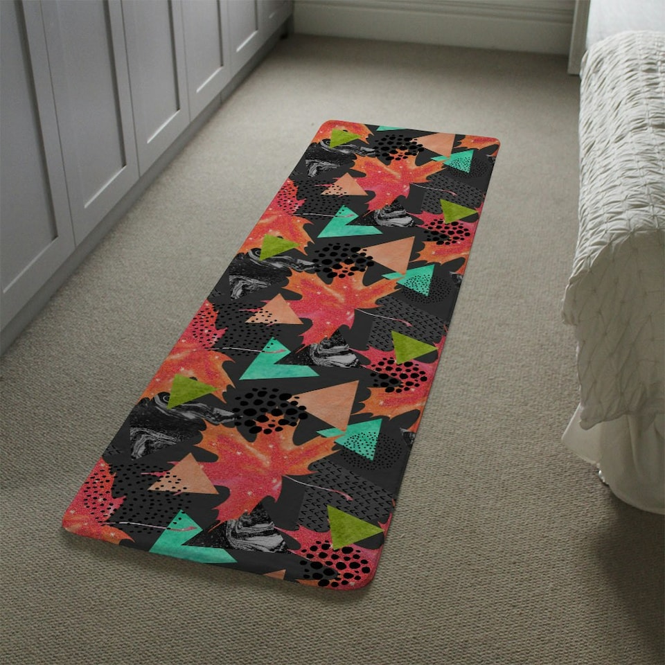 image 1 of Maple Leaf Geometrics (Runner Rug) Multi