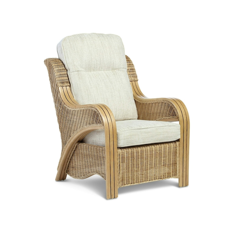 image 1 of Desser Opera Light Oak Rattan 2 Seater Sofa Set in Jasper - Conservatory Sofa Suite