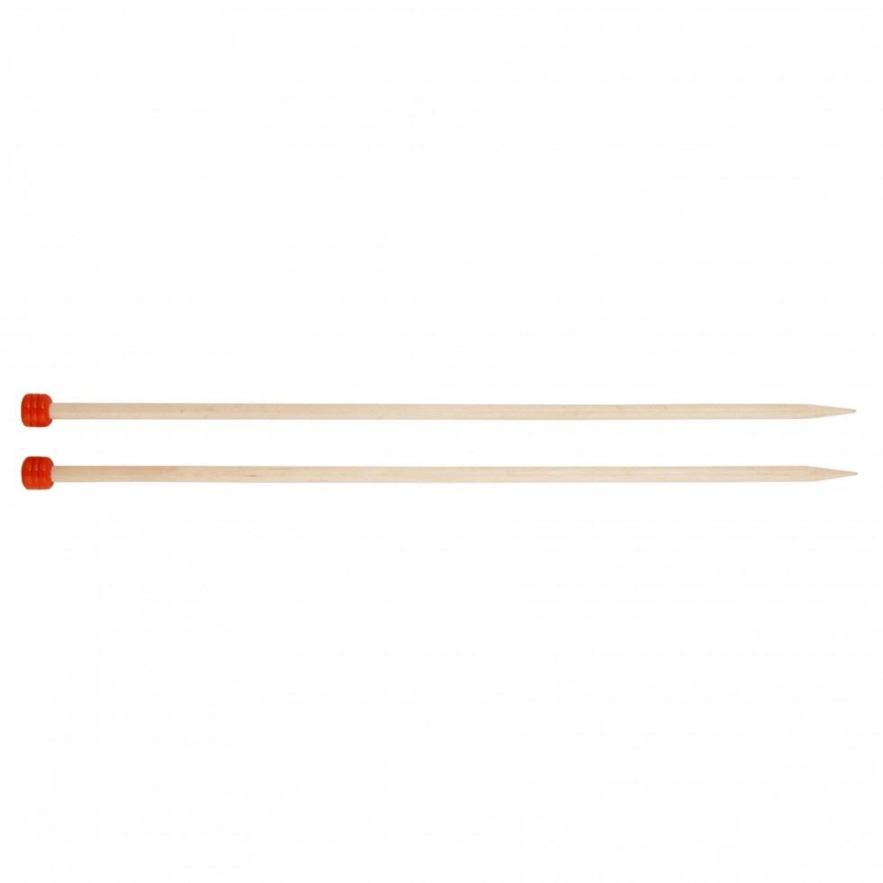 Knit Pro Basix Beech Wood Knitting Needles 3mm x 35cm for Knitting - per pack