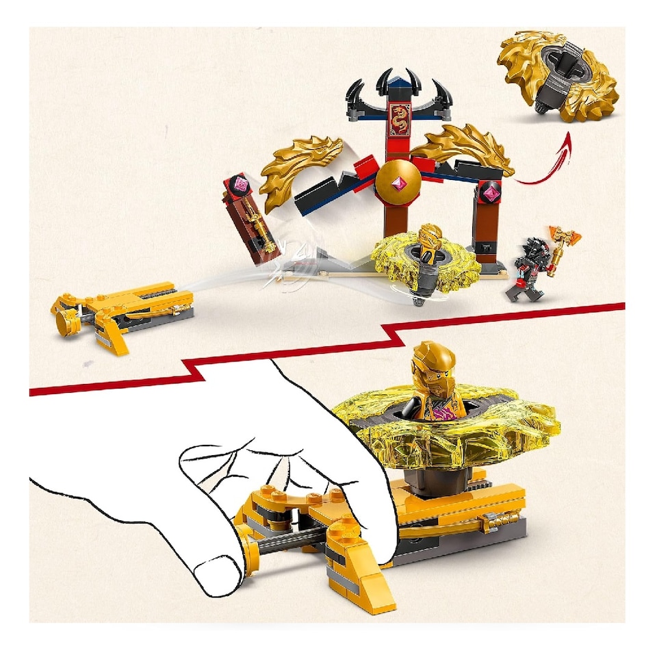 image 1 of Lego Ninjago Dragon Spinjitzu Battle Pack