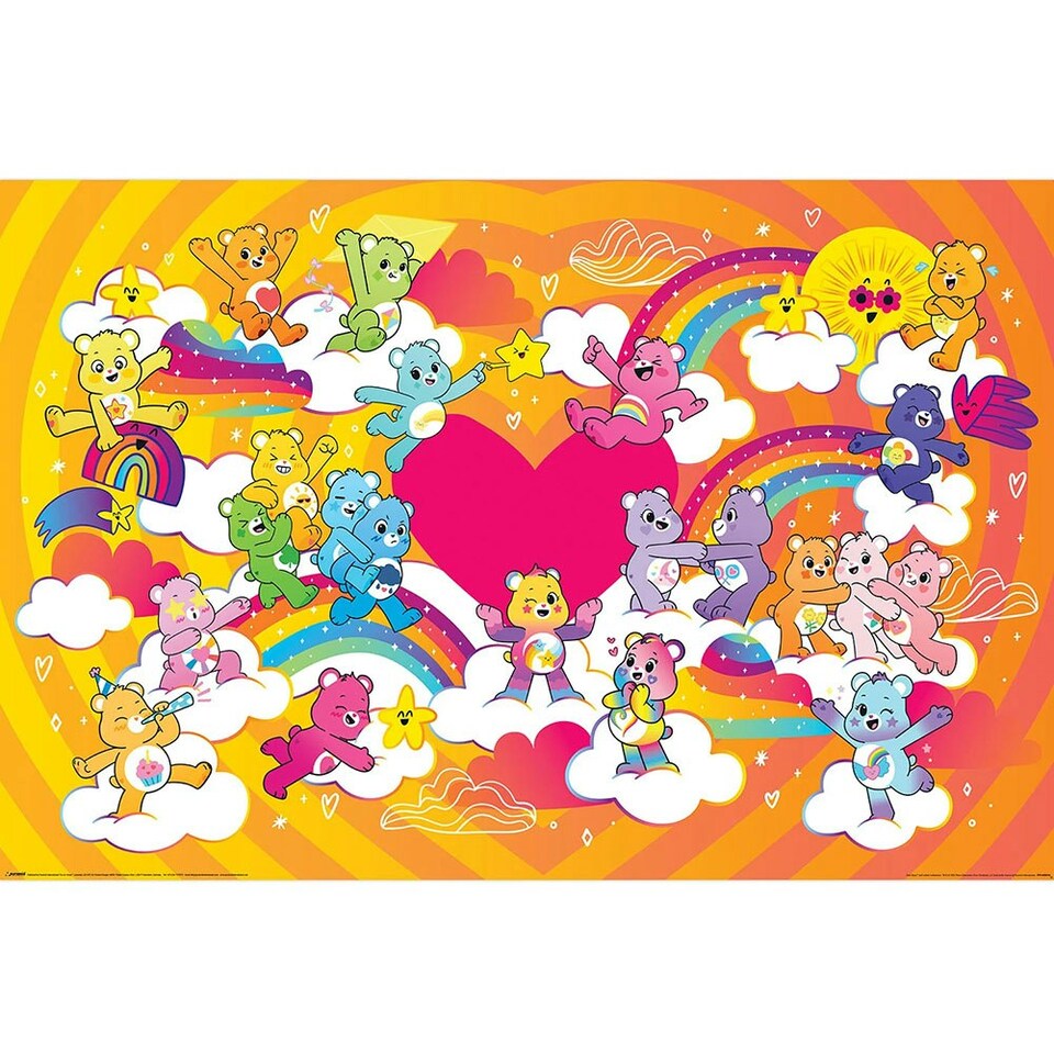 Care Bears Group Shot Poster - Multicoloured - 91cm x 61cm