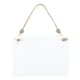 image 2 of Something Different Move The Dog Hanging Sign - White/Black - One Size