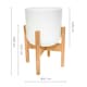 image 7 of Lisbon Pot & Stand Black