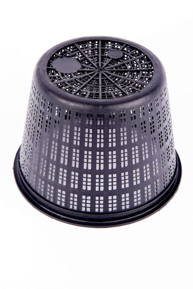 image 1 of Aquatic Pond Planting Basket - Round - 14cm / 1 Ltr - Mesh Plant Pot for Water Garden Ponds, Protects Roots from Fish