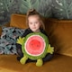 image 2 of Noxxiez Plush Hand Warmer Cushion - Watermelon