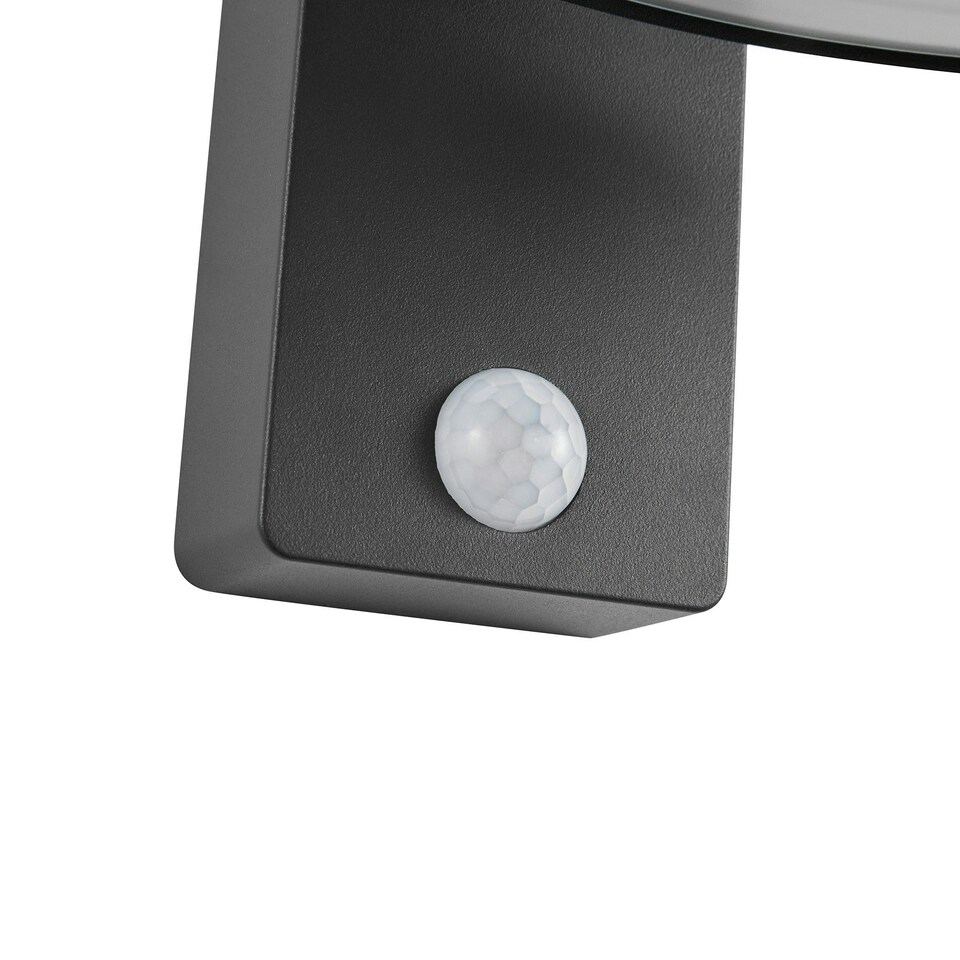 image 1 of Justina wall | Solar Light | Anthracite Black | Anthracite