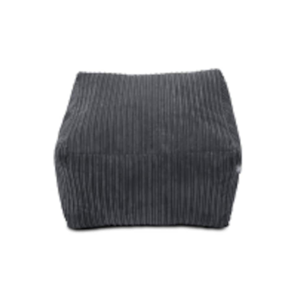 image 1 of rucomfy Indoor Large Ottoman Pouffe - Jumbo Cord Bean Bag Footstool