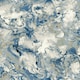 image 1 of Muriva Elixir Marble Wallpaper - Blue/Gold - 10m x 53cm Blue