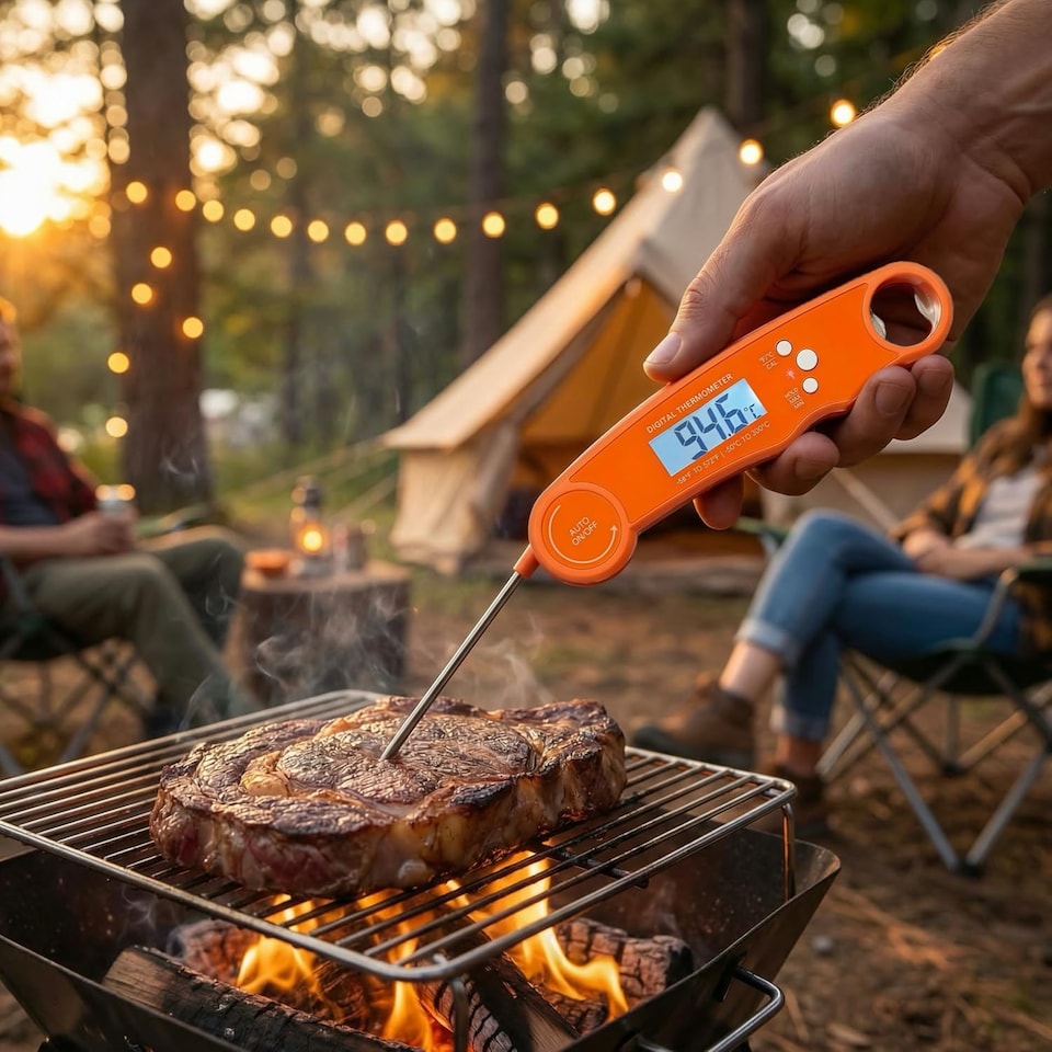 image 1 of Alivio Digital Meat Thermometer Fast Accurate Instant Read for Cooking and BBQ (Pack of 1Pc)