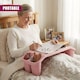 image 6 of GEEZY Pink Plastic Portable Bed Tray With Storage
