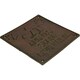 image 3 of A Cat And Staff Live Here Cast Iron Sign Plaque Garden Garage Wall House Home