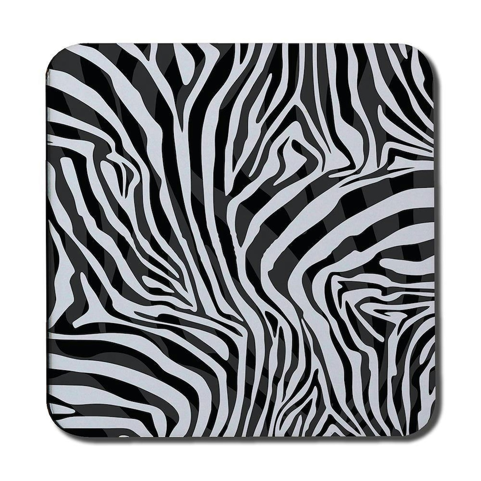 image 1 of Zebra Animal Print (Coaster)
